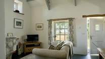 Throw open the front door for a cooling breeze.  