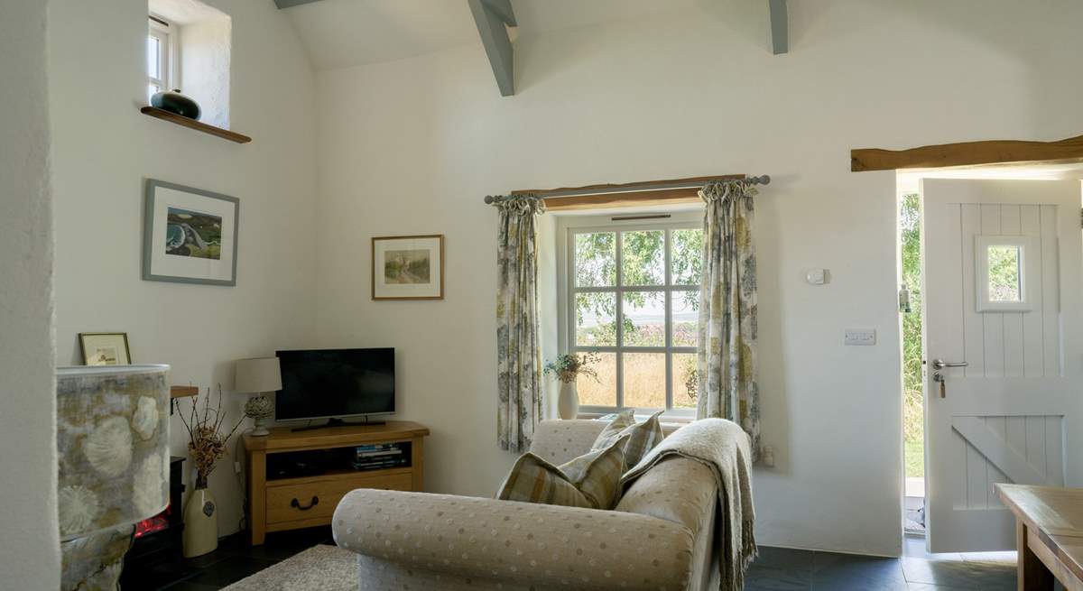Throw open the front door for a cooling breeze.  
