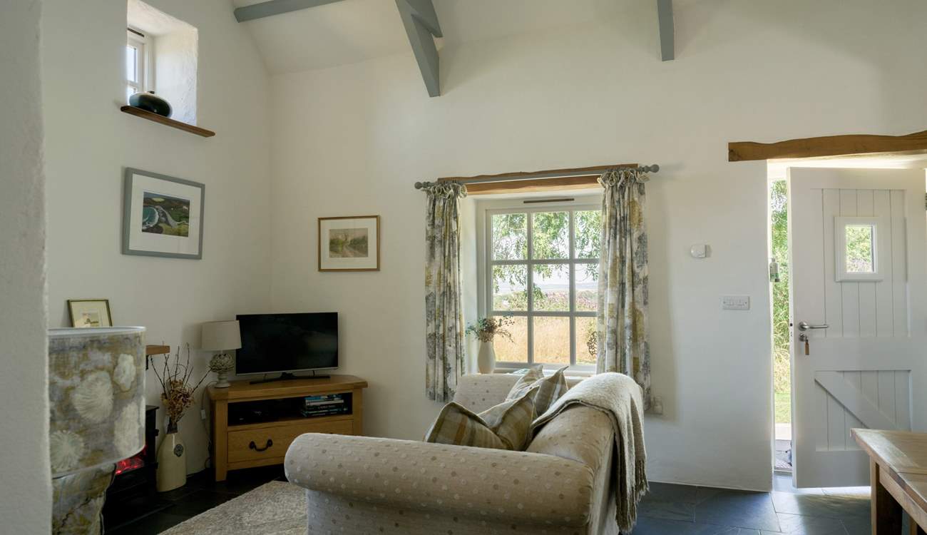 Throw open the front door for a cooling breeze.  