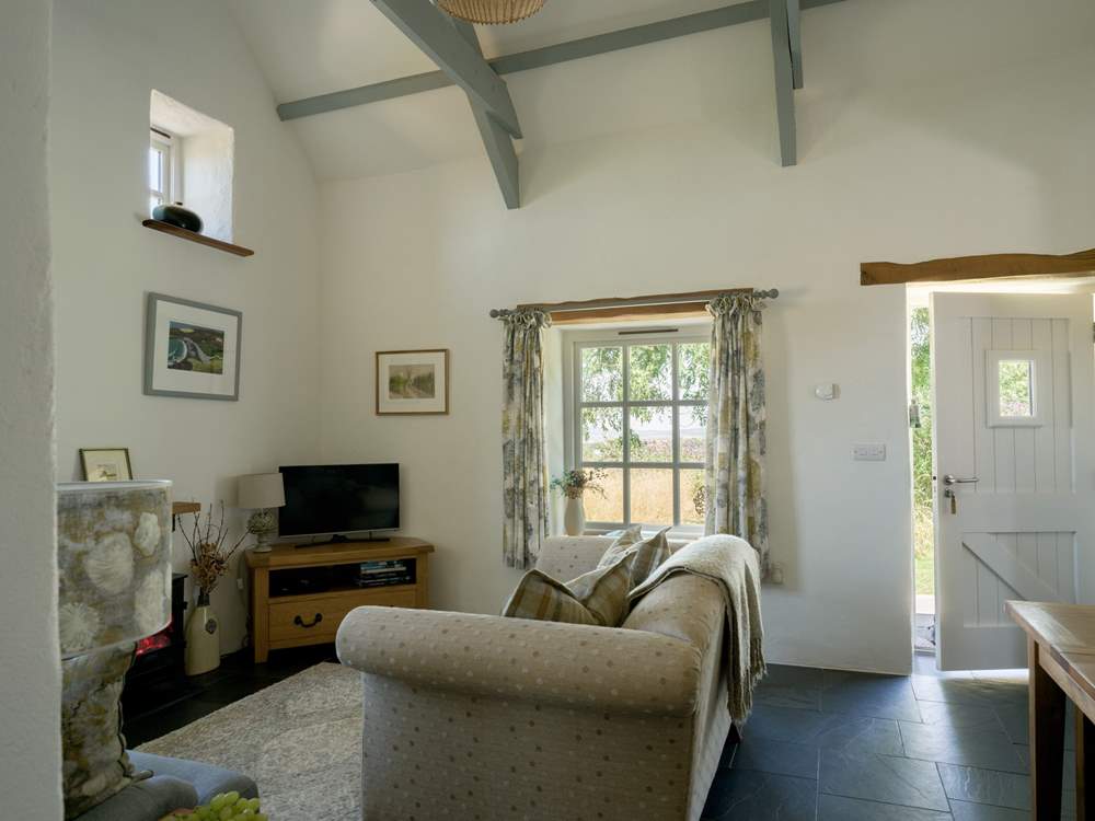 Throw open the front door for a cooling breeze.