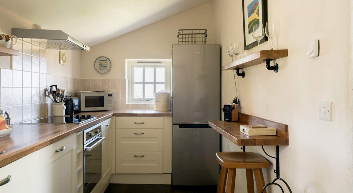 Peep through the window for the captivating sea view.