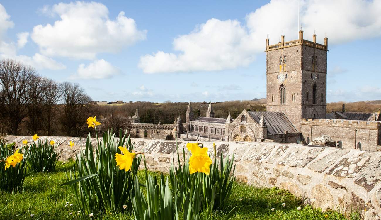 Majestic St David's Cathedral. 