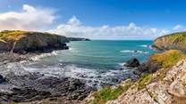 The sleepy cove at Aberdraw, nearby. Pack a picnic and explore the nearby Coast Path.