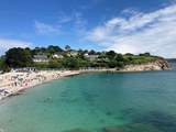 Swanpool beach is only a short walk from Gyllyngvase beach along the coast path with a great cafe and restaurant both overlooking the sea.