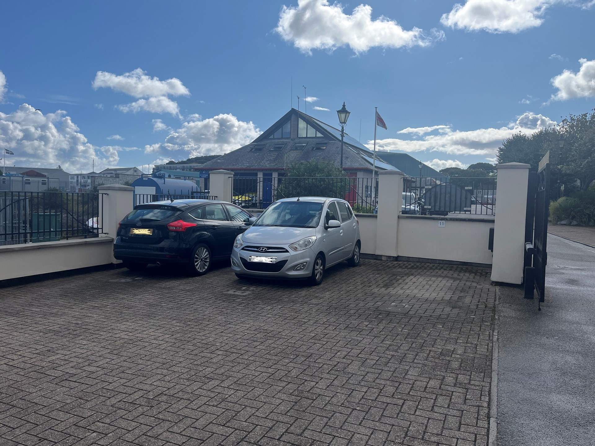 The parking is the middle spot for Pendennis Tides.