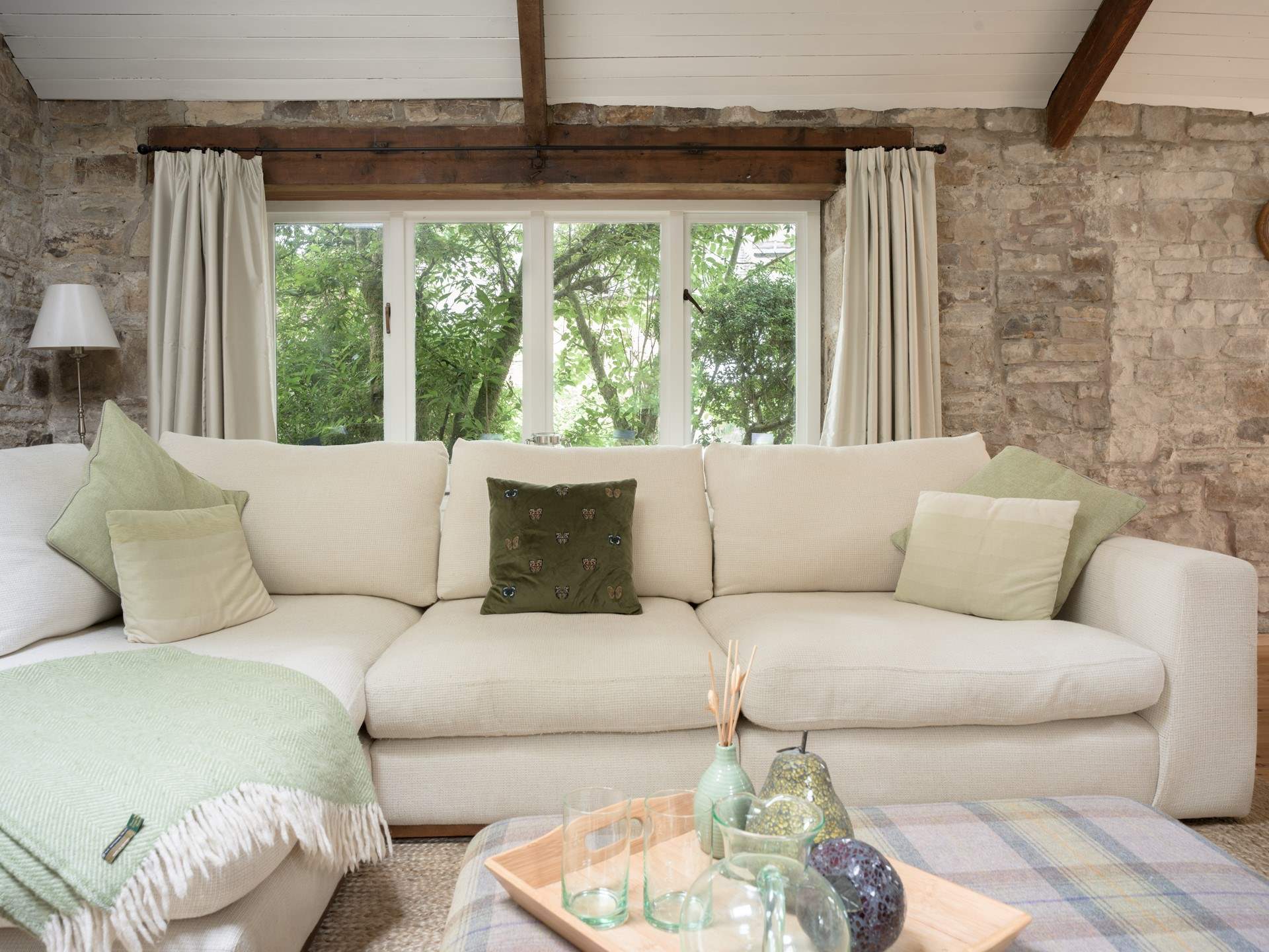 Wouldn't you want to cosy up on this super, squashy sofa. 