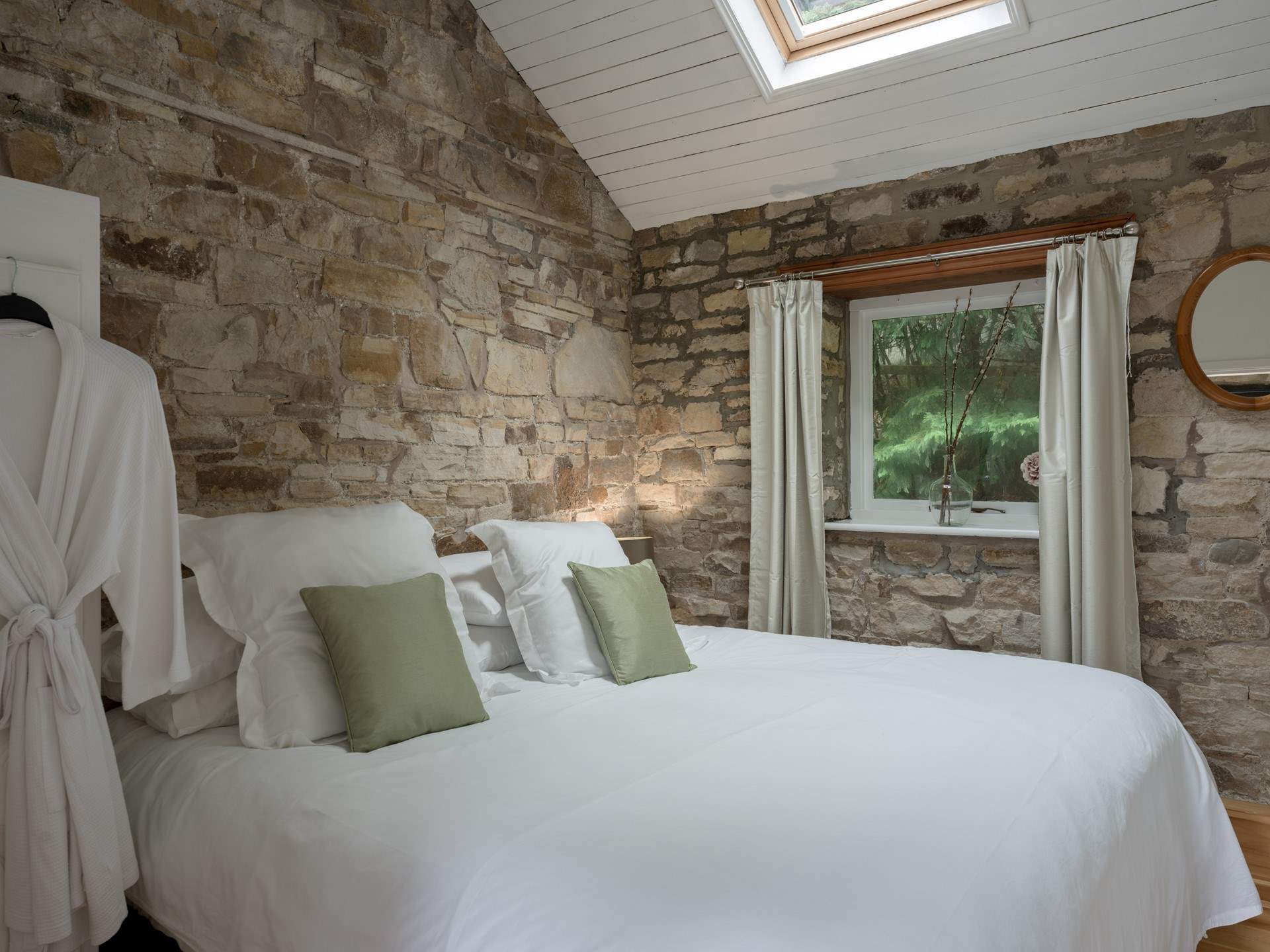 Relax in luxurious linens and comfy duvets.