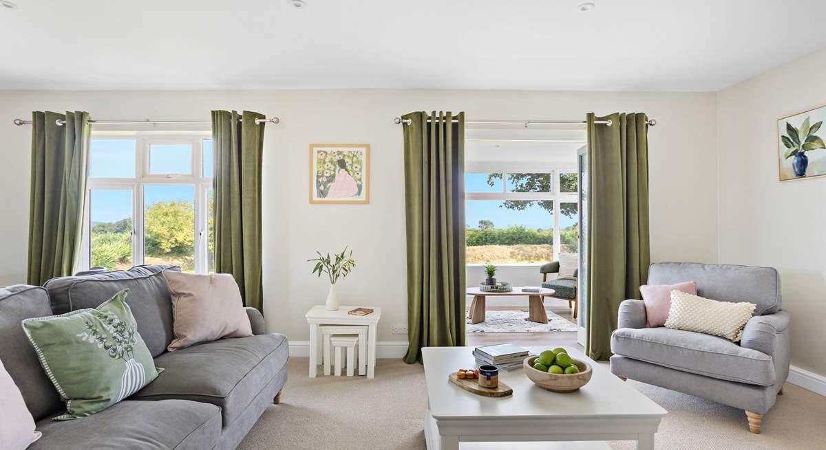 You'll soak up the setting from the sitting-room.