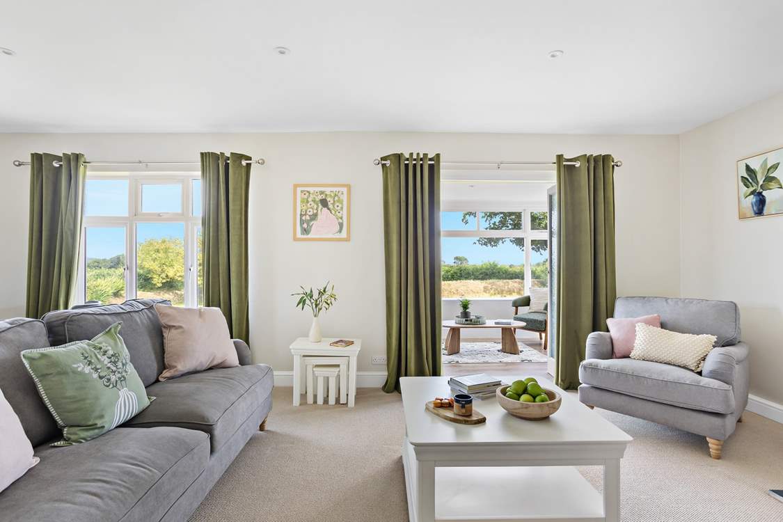 You'll soak up the setting from the sitting-room.