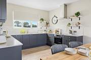 The kitchen/dining-room is sure to become the heart of the home.