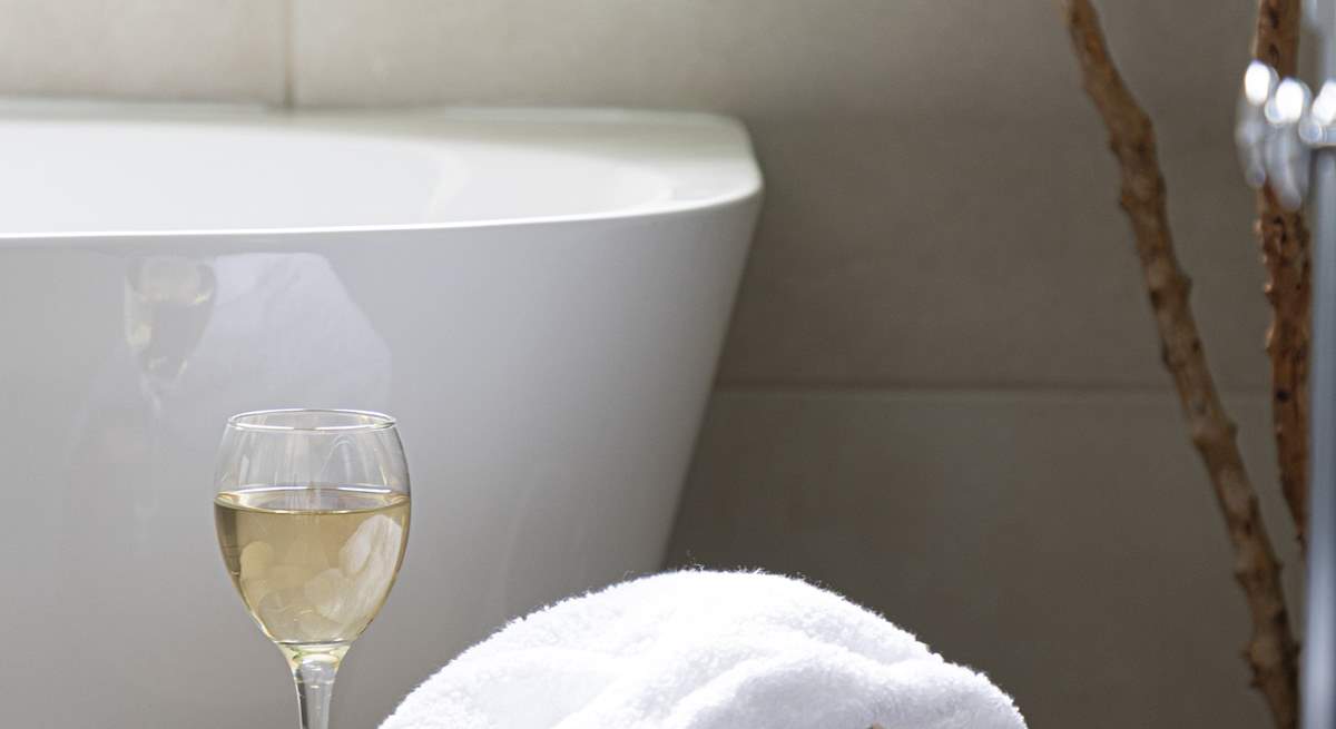 Enjoy a soothing soak - bliss!