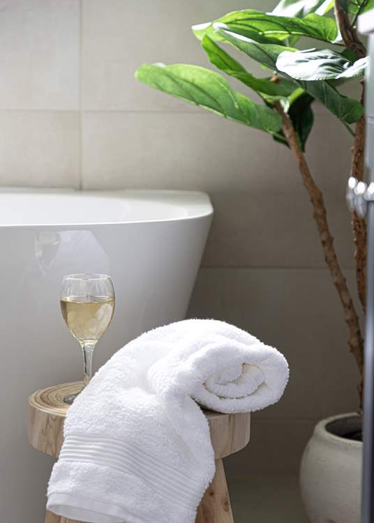 Enjoy a soothing soak - bliss!