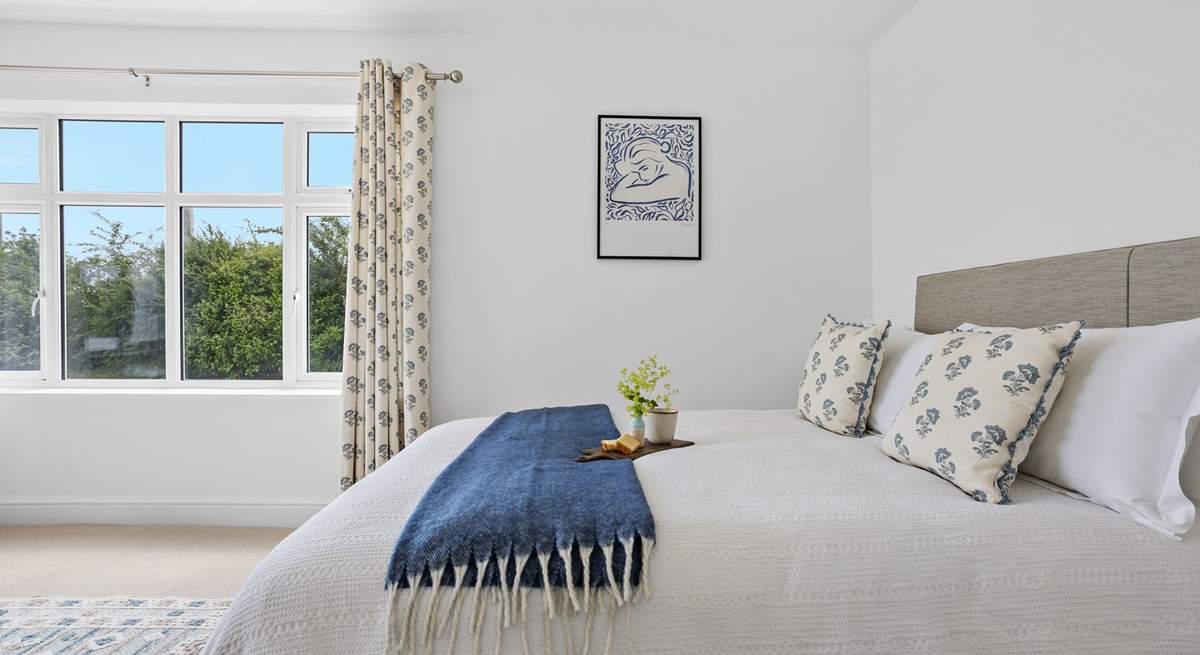 There's a choice of three charming bedrooms.