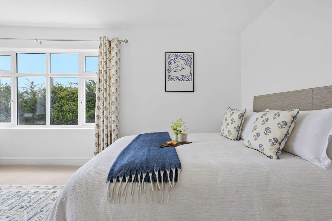 There's a choice of three charming bedrooms.