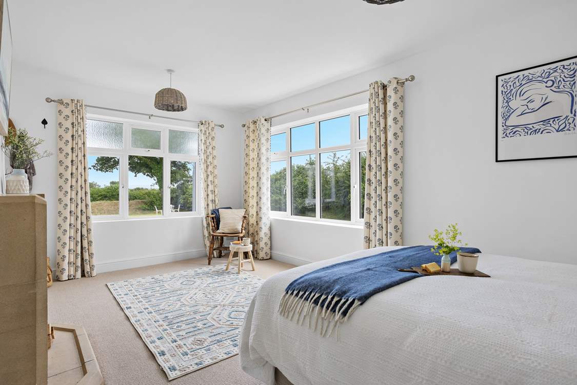 This double-aspect room is wonderfully light and airy.