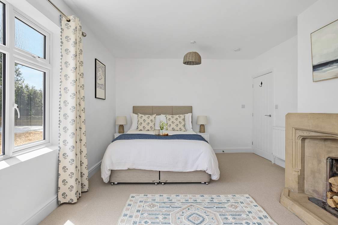 Swathed in sumptuous bedding, throws and cushions, you're guaranteed a blissful night's sleep.