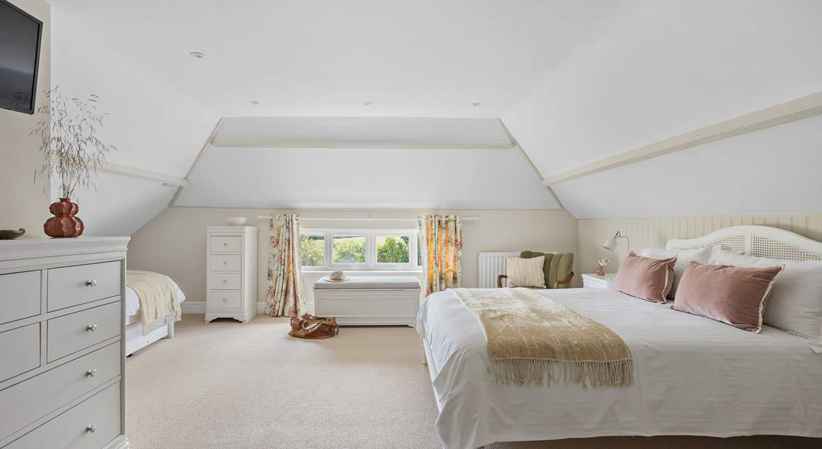 Bedroom 3 takes up most of the first floor, it's an incredibly spacious room.