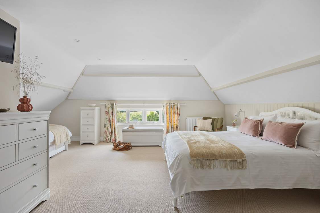 Bedroom 3 takes up most of the first floor, it's an incredibly spacious room.