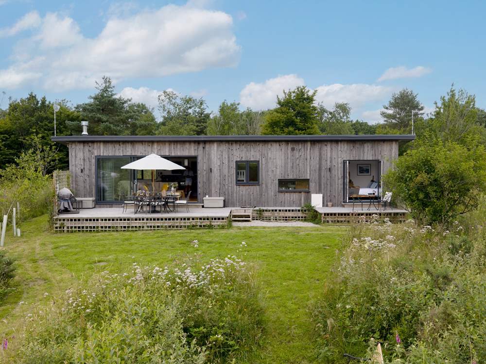 The gorgeous eco friendly garden offers natural beauty that attracts wildlife.
