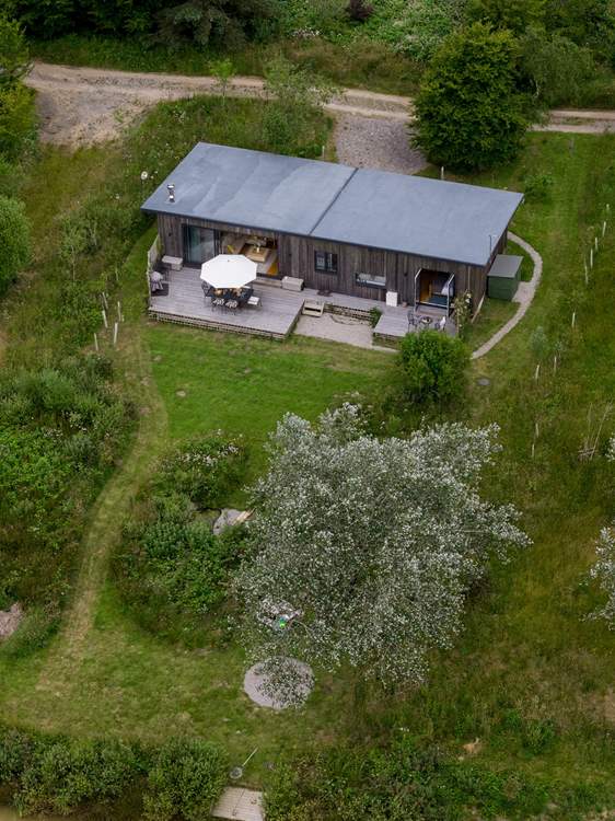 There are two other lodges around the lake.