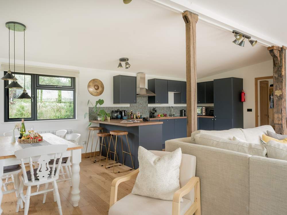 The fully equipped kitchen awaits.