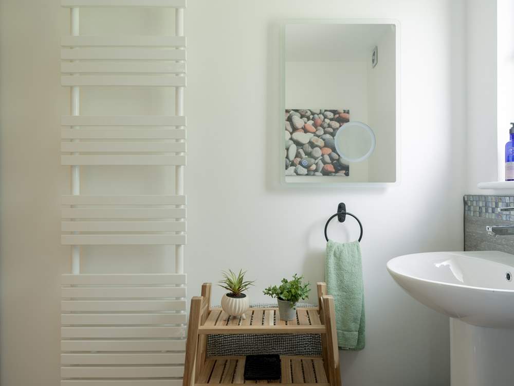 No need for wet towels thanks to this handy towel radiator.