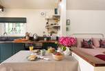 Enjoy leisurely meals in the bright and airy dining space.