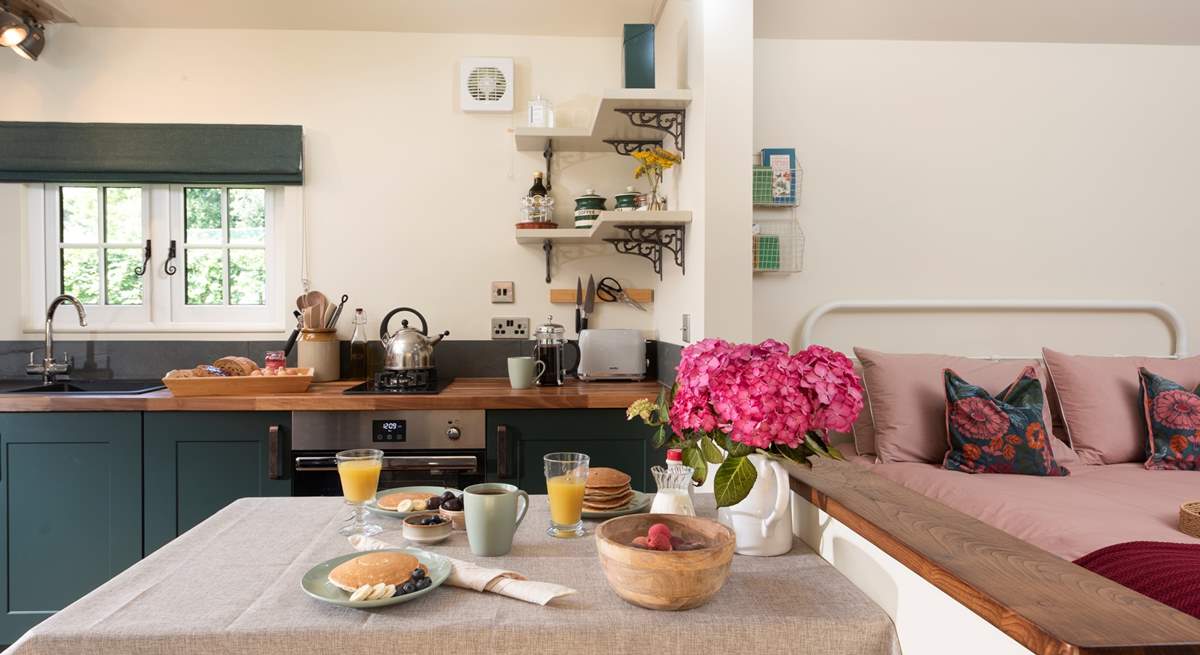 Enjoy leisurely meals in the bright and airy dining space.