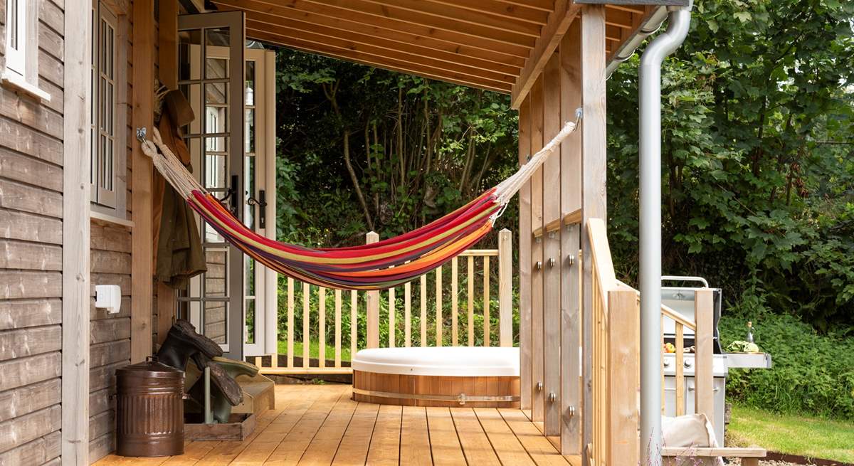While away the hours in the relaxing hammocks. 