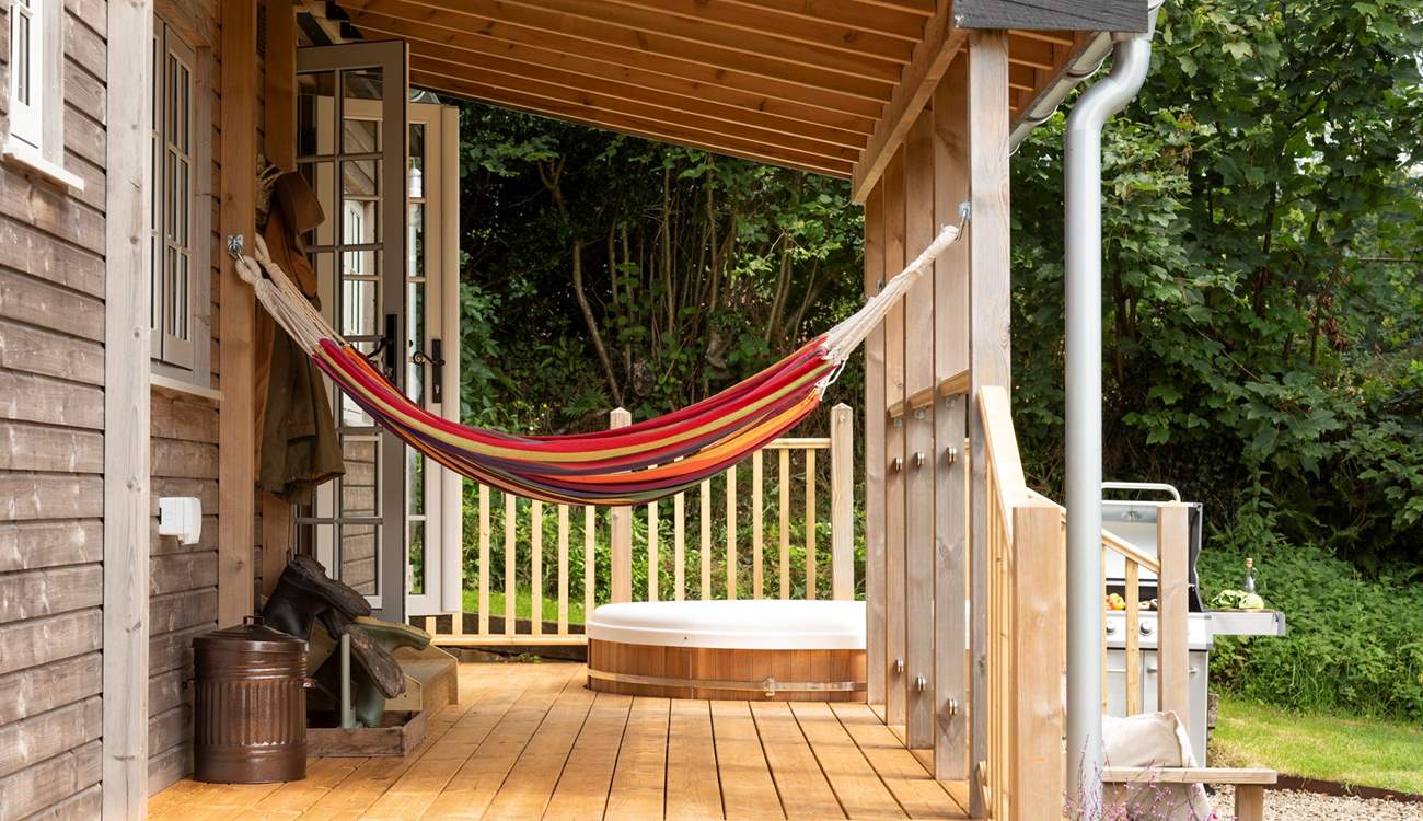 While away the hours in the relaxing hammocks. 