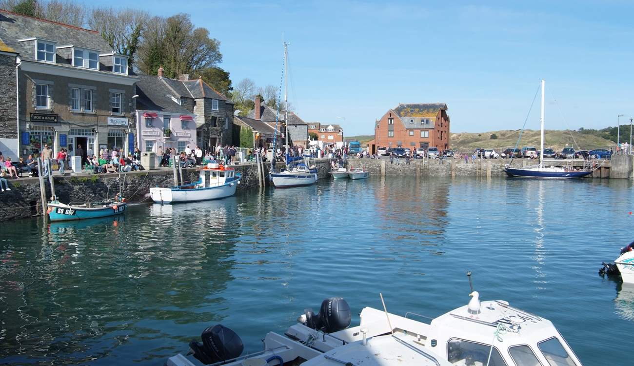 Popular Padstow can be reached via the Camel Trail and is very much worth a visit.