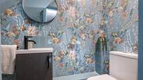 The very decadent downstairs loo!