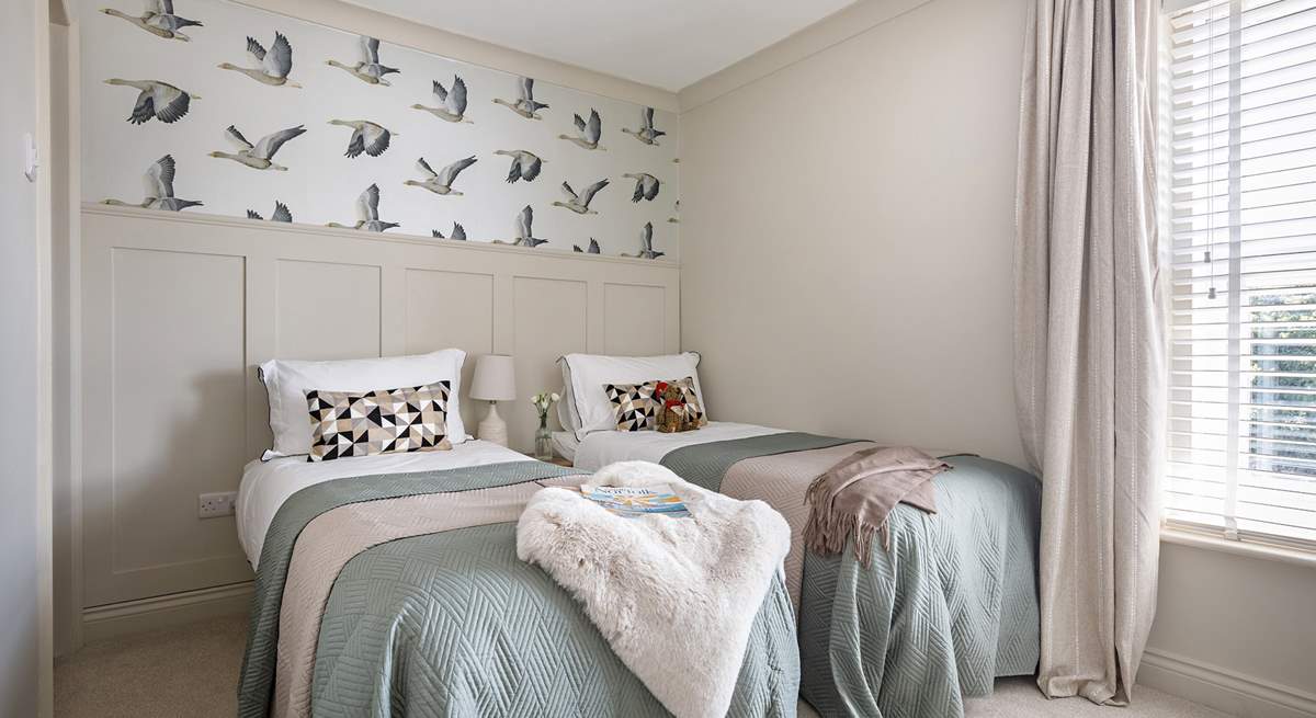 Choose between twin beds or a king-size double.