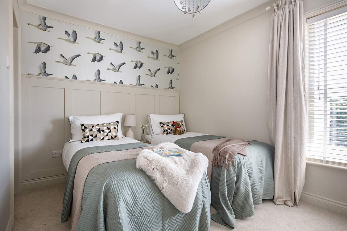 Choose between twin beds or a king-size double.