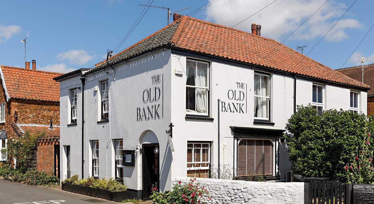 Enjoy a special meal  at The Old Bank - booking ahead is highly recommended!