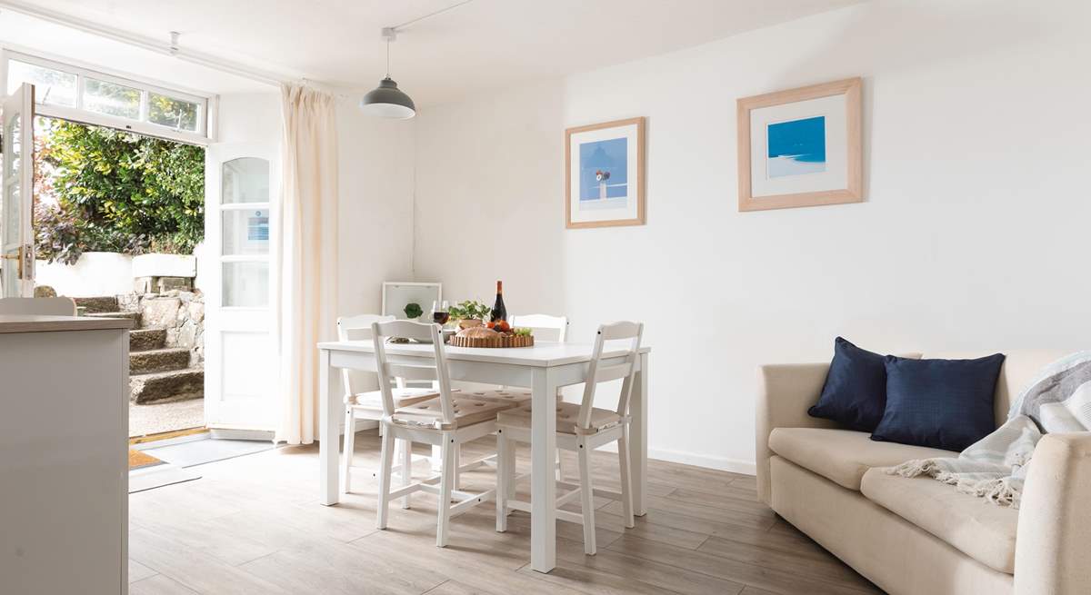 Gather round and plan your day's adventures, so many on foot from the apartment.