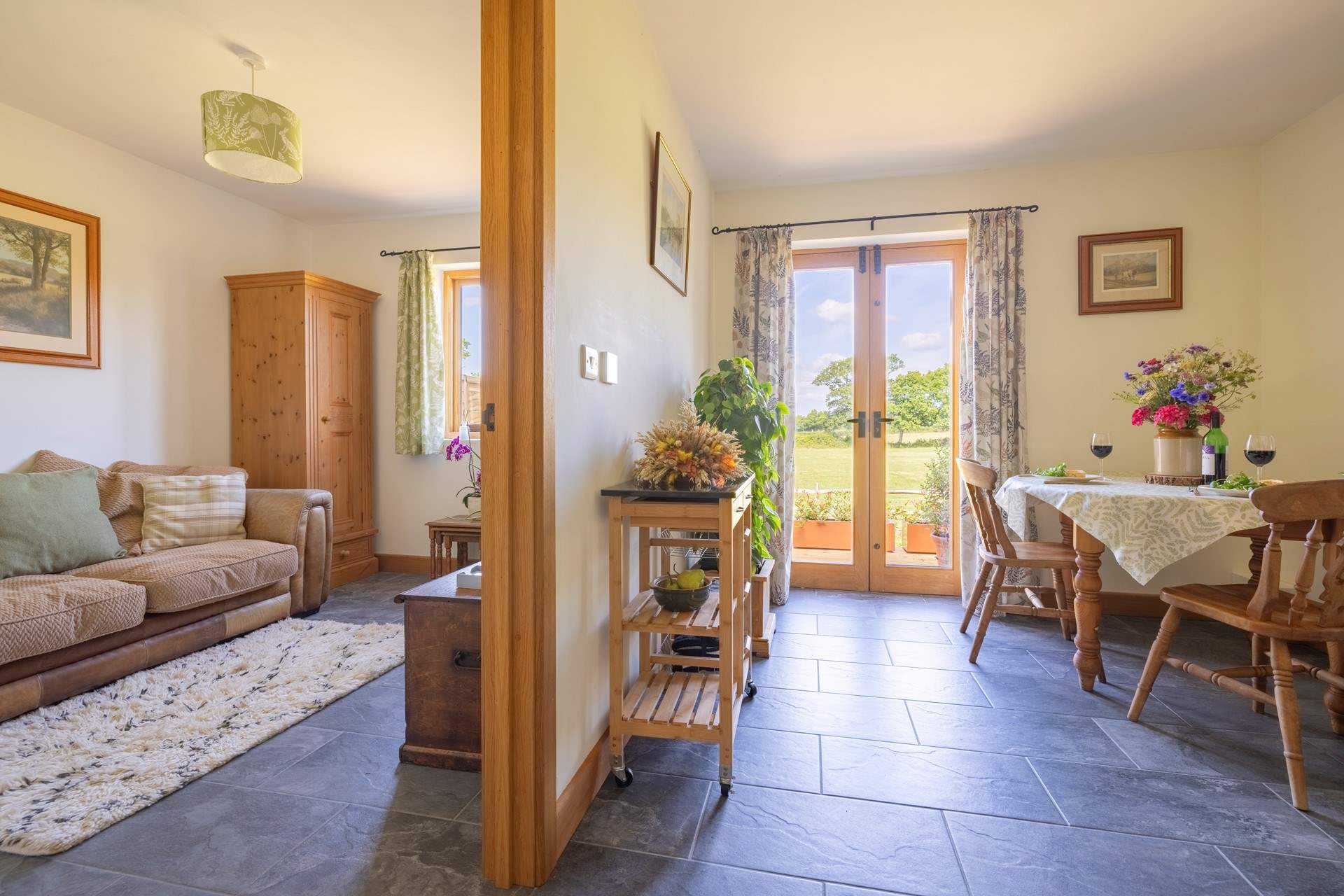 Under-floor heating throughout will ensure you are warm and toasty whatever the weather.