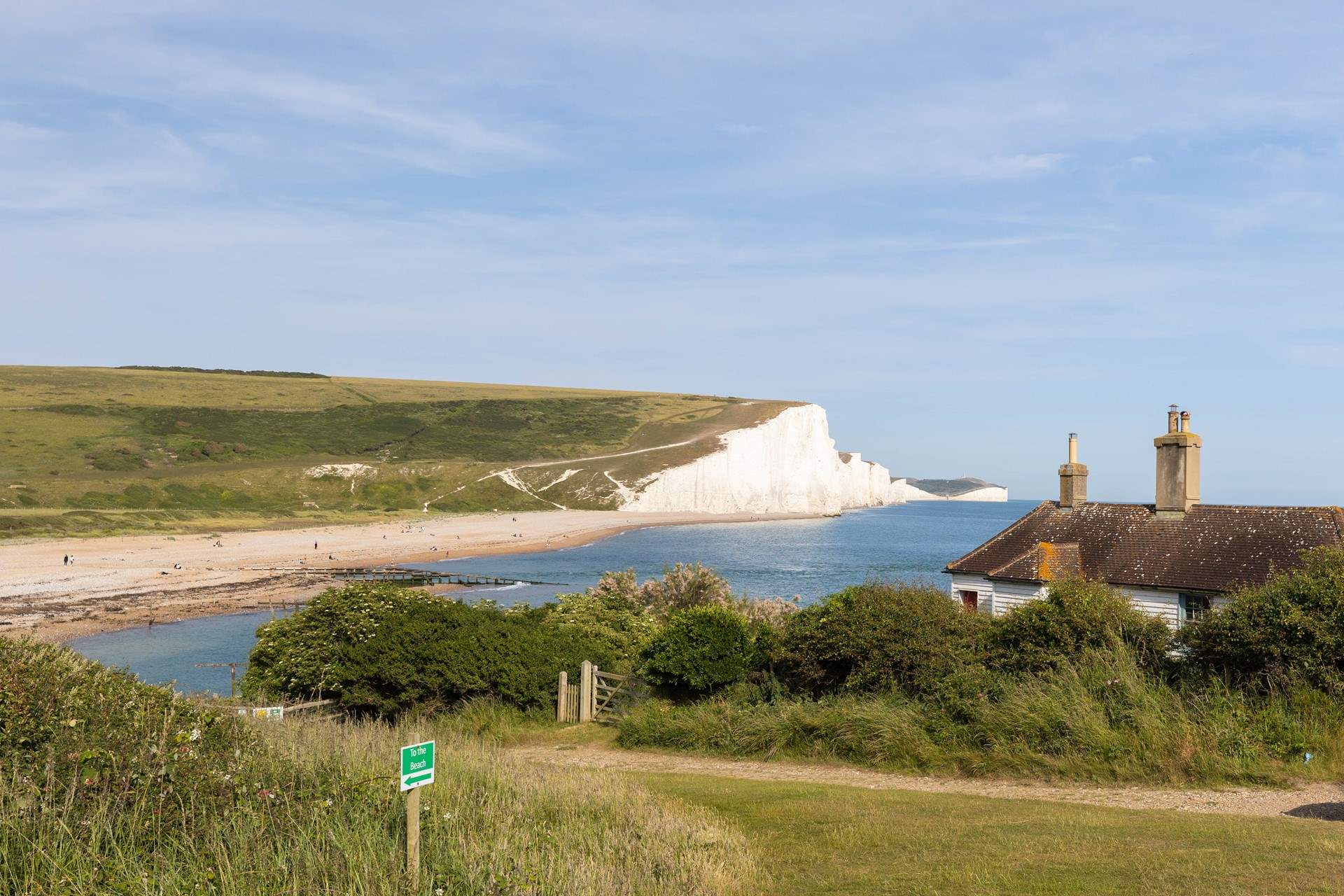 Enjoy the beautiful Cuckmere Haven.