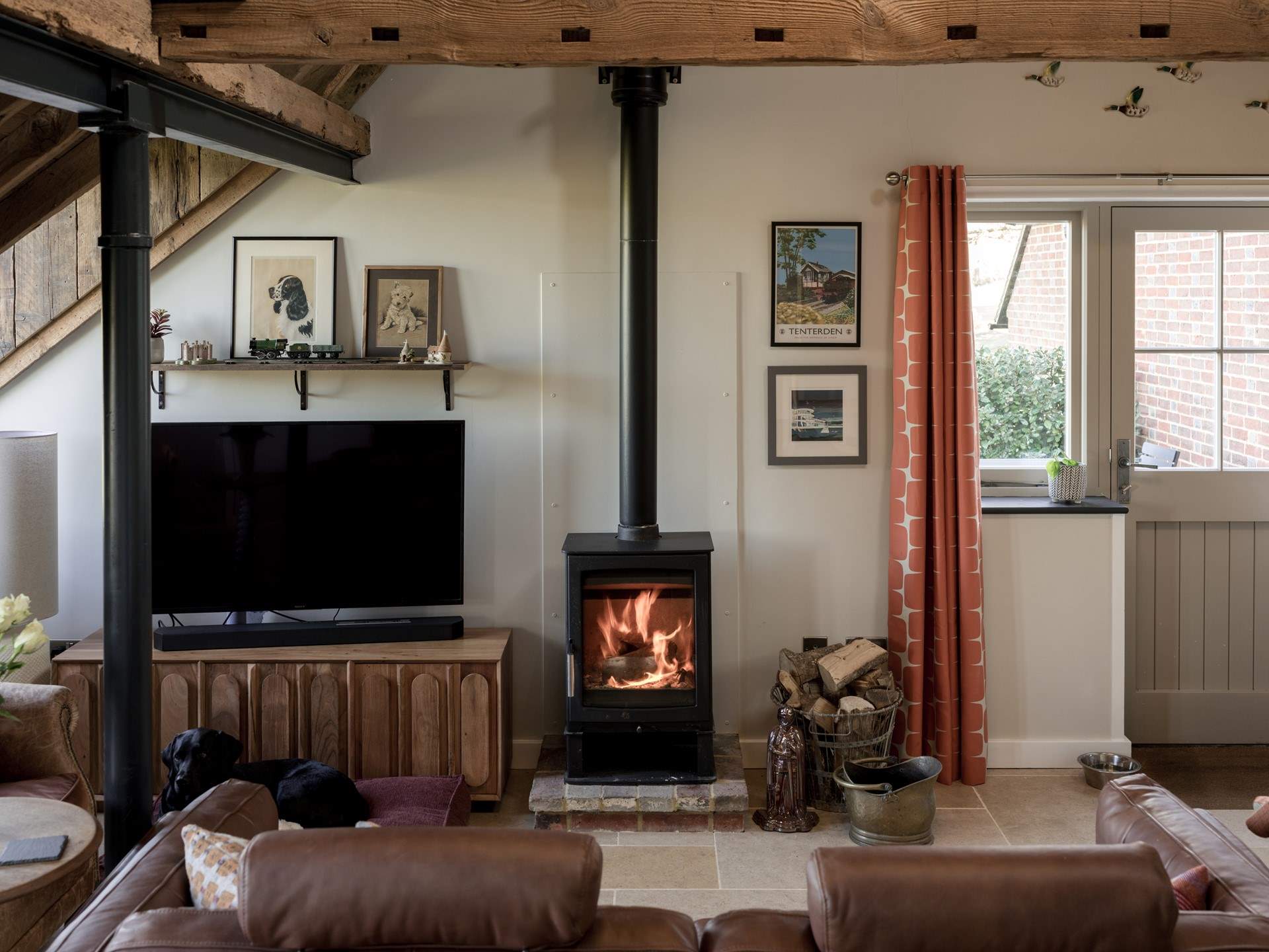 Cosy up for great conversations and fireside moments.  