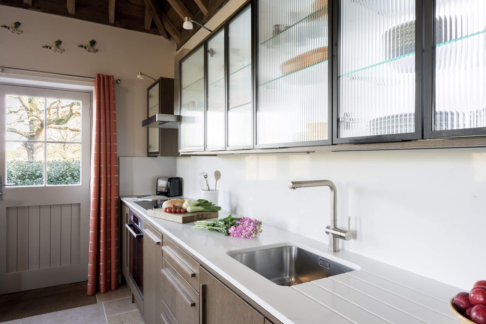 Sleek and modern with all you need close at hand.