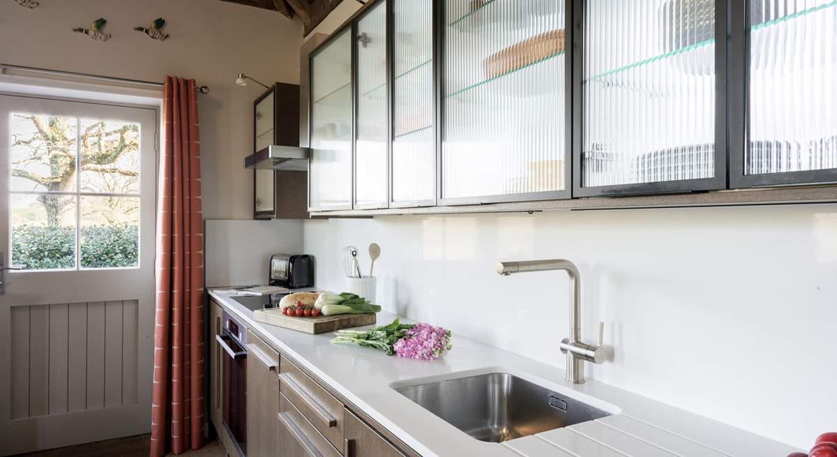 Sleek and modern with all you need close at hand.