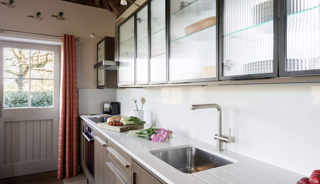 Sleek and modern with all you need close at hand.