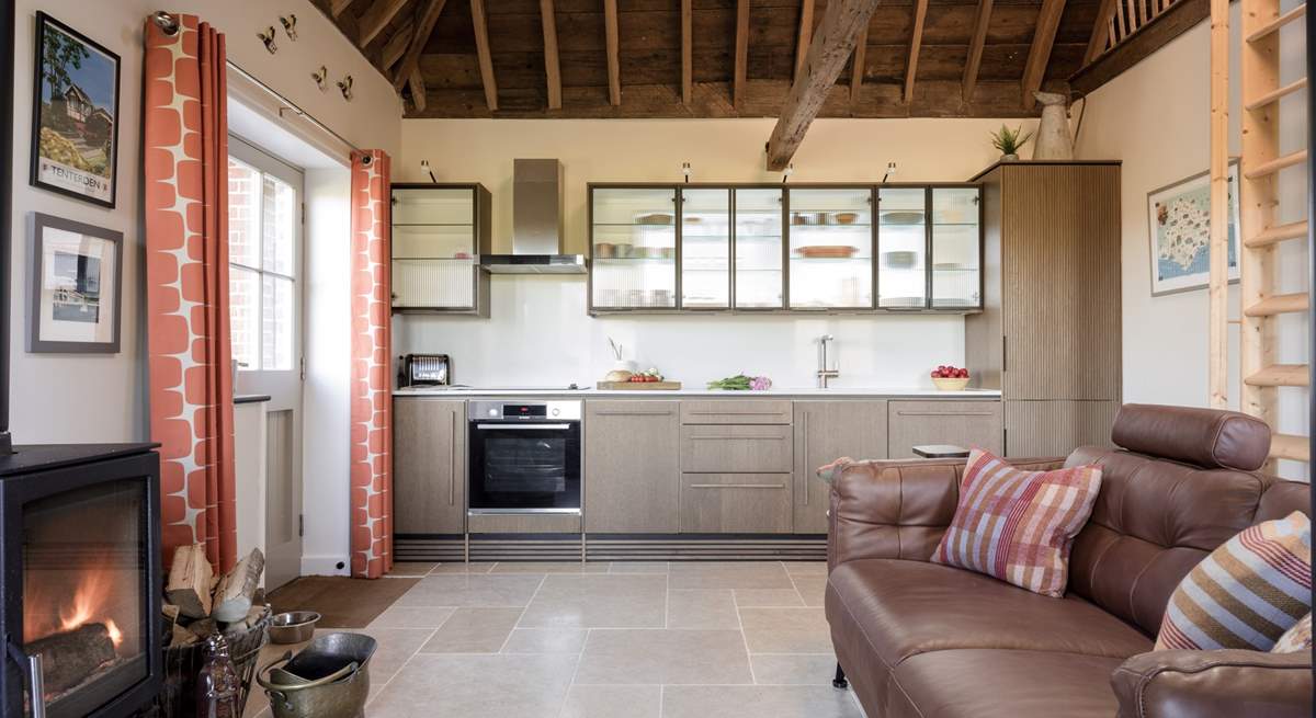 This characterful gem with its open plan living area has plenty of space for two.