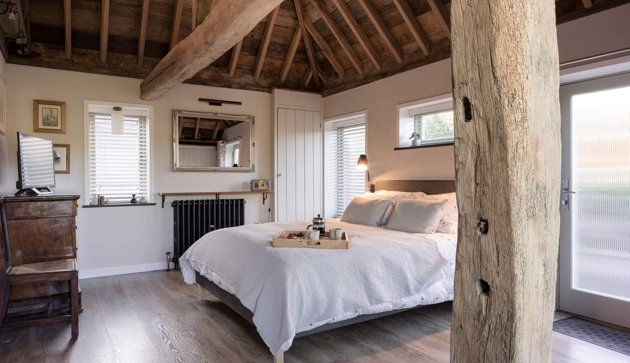 The bedroom is a relaxing haven, you will not want to leave.