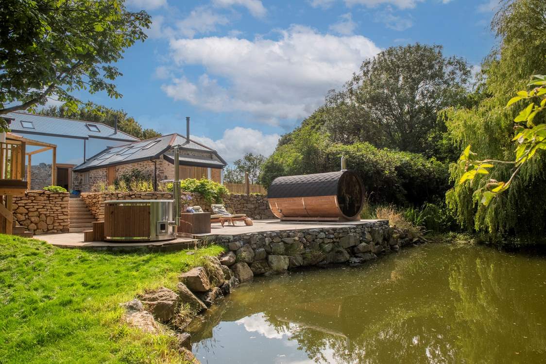 Leave the world behind at this incredible wild spa, shared with two other properties.