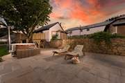 The spa area at twilight is a magical experience.