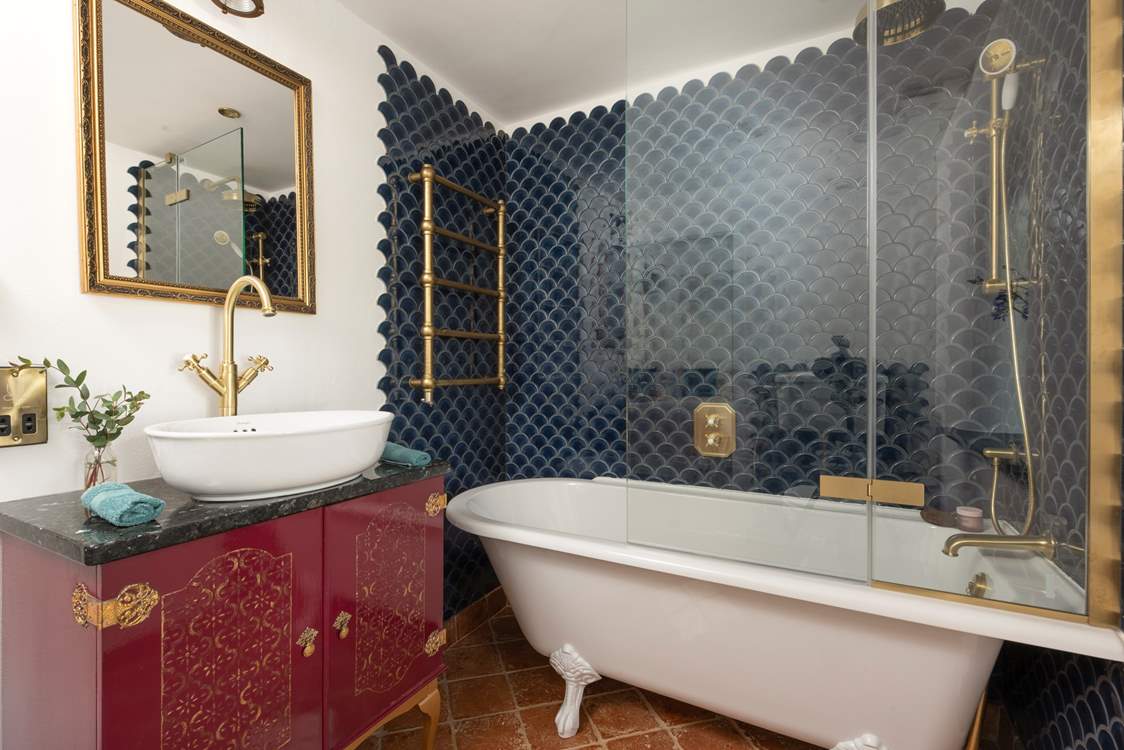 This is the opulent bathroom to bedroom 1.