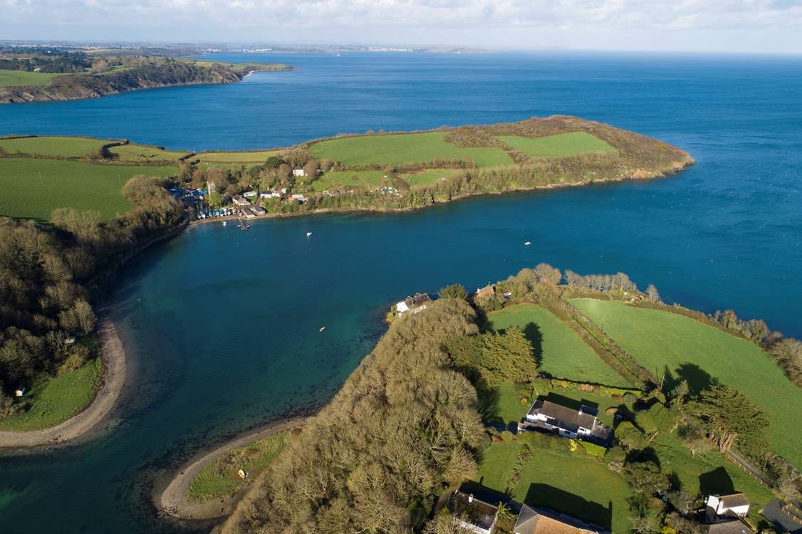 Gillan Creek, off the Helford, is perfect for wild swimming.