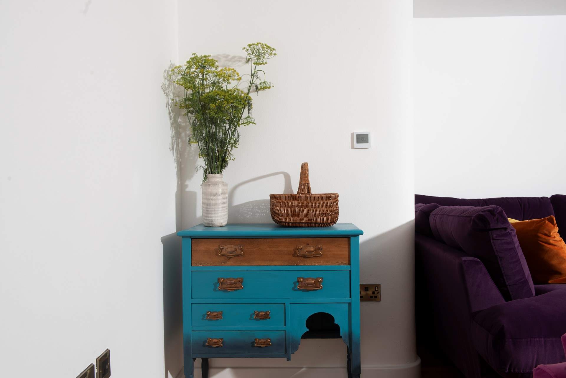 The furniture is repurposed by hand and bespoke.