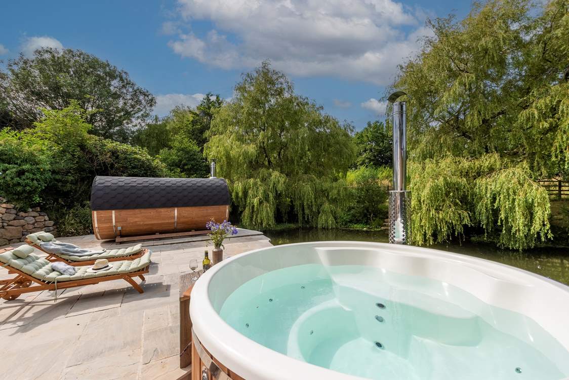 The spa area is inclusive for two days of your week long stay, additional days booked locally.